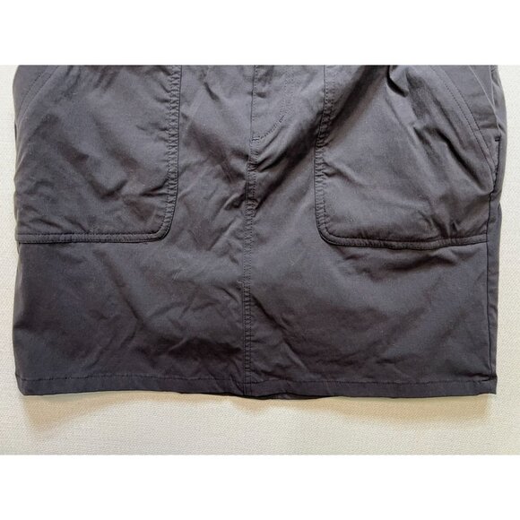 Eddie Bauer Women's Mini Skort Flat Front Stretch Size 8 Black Pockets Casual - Picture 6 of 10